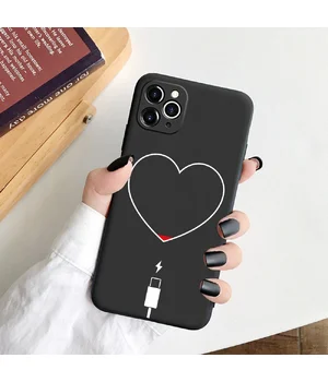 Силиконовый чехол "Max Shell" Heart charger для iPhone 13 Pro