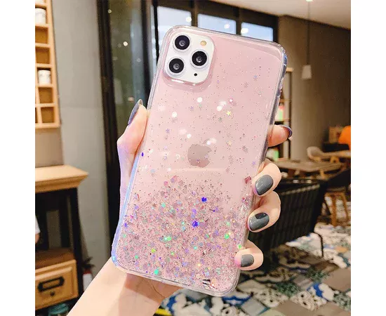 Силіконовий чохол "Brilliant Shine" рожевий для iPhone 13 Pro