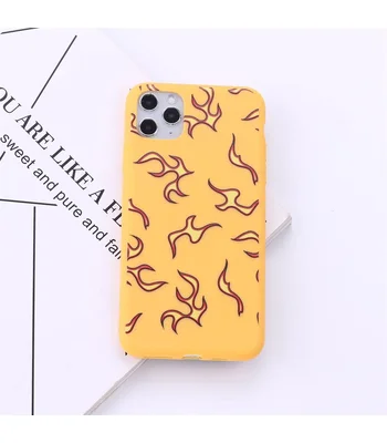 Силиконовый чехол "Flame" №1 для iPhone 13 Pro