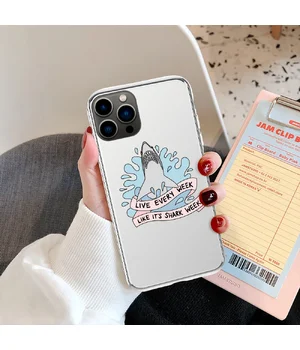 Силиконовый чехол "Shark" №1 для iPhone 13 Pro