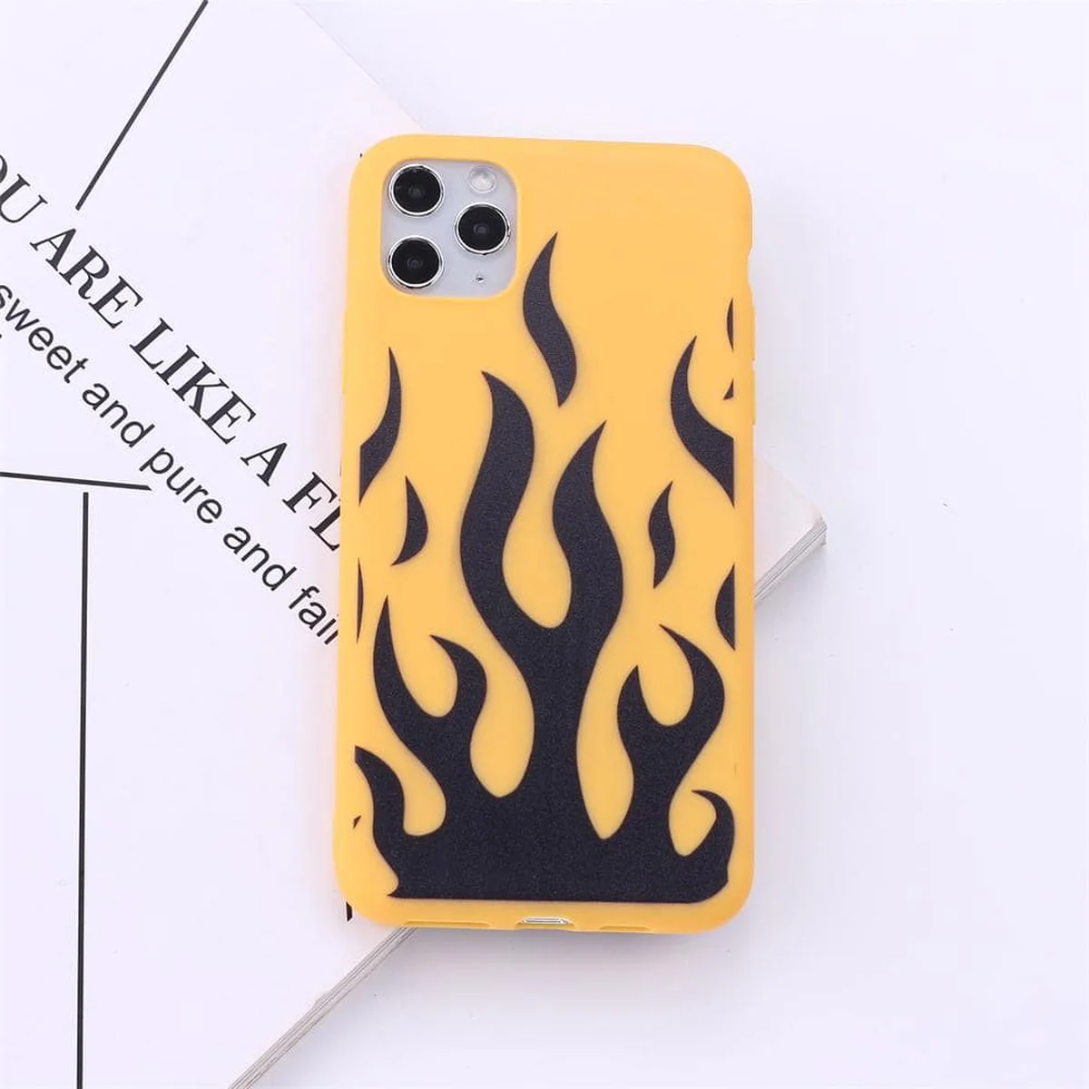 Силиконовый чехол "Flame" №5 для iPhone 13 Pro