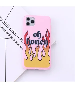 Силиконовый чехол "Flame" №6 для iPhone 13 Pro