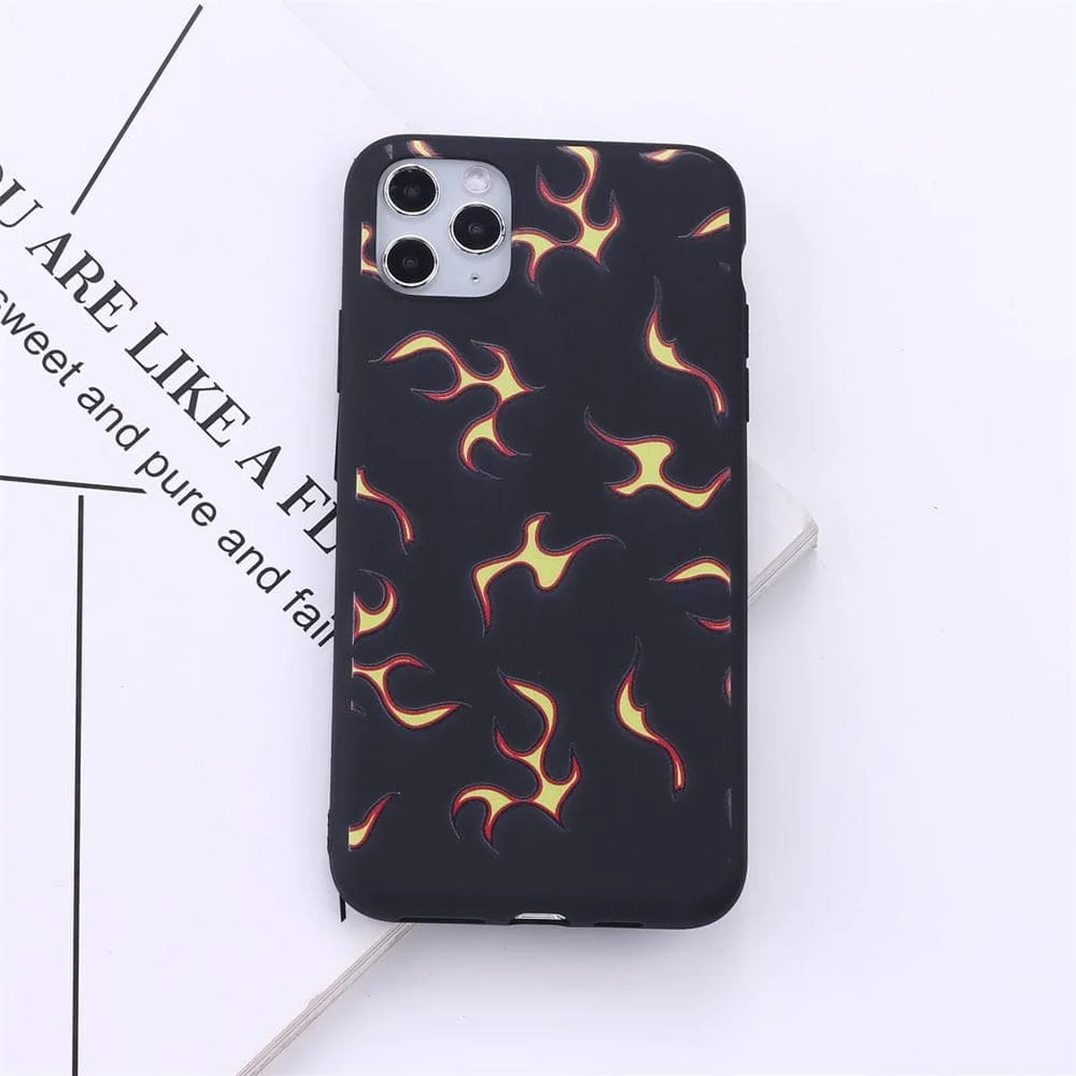 Силиконовый чехол "Flame" №9 для iPhone 13 Pro