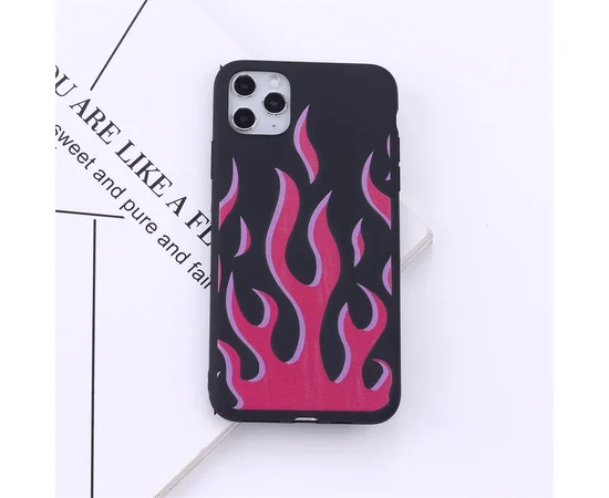 Силиконовый чехол "Flame" №10 для iPhone 13 Pro