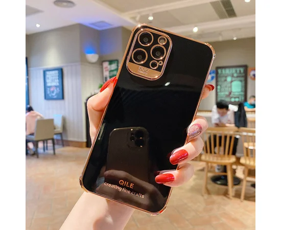 Силіконовий чохол "FENMI" чорний для iPhone 13 Pro