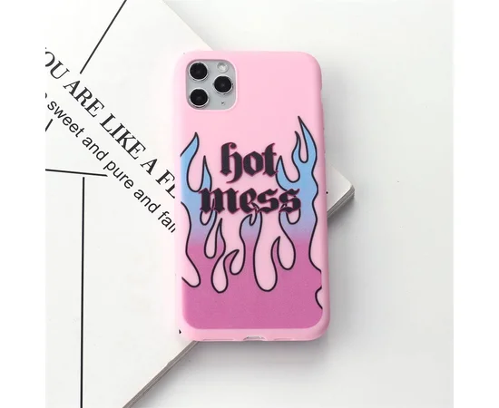 Силиконовый чехол "Flame" №11 для iPhone 13 Pro