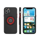 Силиконовый чехол "Magnetic" черный  для iPhone 12 Pro