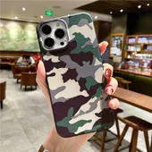 Силиконовый чехол "Camouflage" зеленый для iPhone 12 / 12 Pro