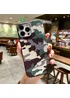 Силиконовый чехол "Camouflage" зеленый для iPhone 12 / 12 Pro