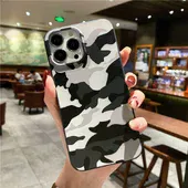 Силіконовий чохол "Camouflage" сірий для iPhone 12 / 12 Pro
