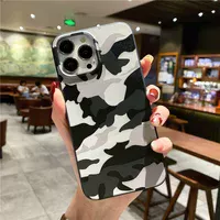 Силиконовый чехол "Camouflage" серый для iPhone 12 / 12 Pro