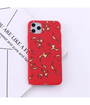 Силиконовый чехол "Flame" №4 для iPhone 13 Pro