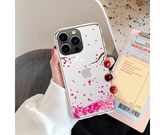 Силіконовий чохол "Flowers" №1 для iPhone 13 Pro