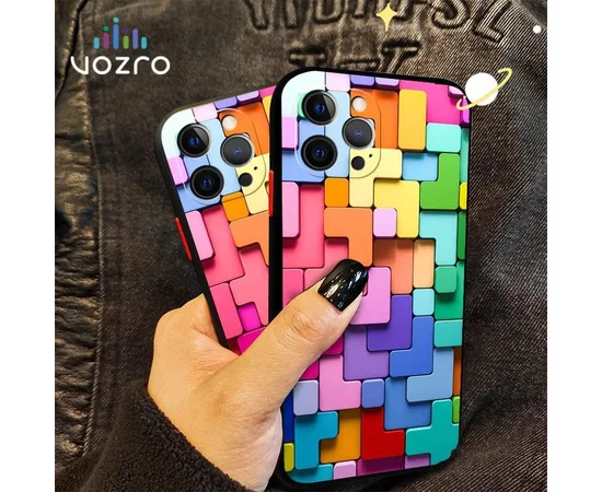 Силиконовый чехол "Colorful Block" для iPhone 12 Pro