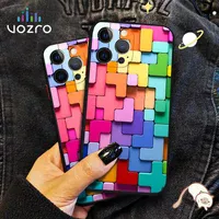 Силиконовый чехол "Colorful Block" для iPhone 12 Pro