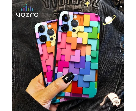 Силиконовый чехол "Colorful Block" для iPhone 12 Pro