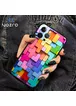 Силиконовый чехол "Colorful Block" для iPhone 12 Pro