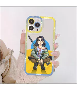 Силиконовый чехол "Cute" Warrior girl для iPhone 13 Pro Max
