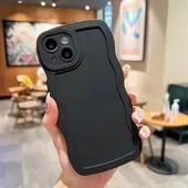 Силиконовый чехол "Candy Wavy" для Apple iPhone 14 Plus Черный