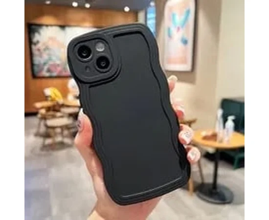 Силіконовий чохол "Candy Wavy" для Apple iPhone 14 Plus Чорний