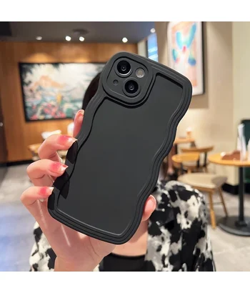 Силіконовий чохол "Candy Wavy" для Apple iPhone 14 Plus Чорний