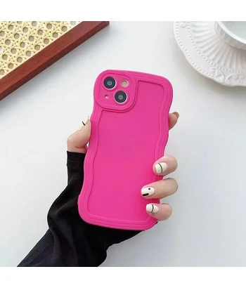Силіконовий чохол "Candy Wavy" для Apple iPhone 14 / 13 Рожевий