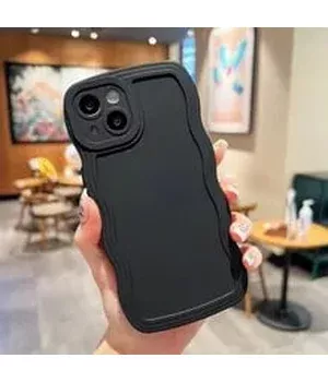 Силиконовый чехол "Candy Wavy" для Apple iPhone 15 Plus Черный Силиконовый чехол "Candy Wavy" для Apple iPhone 15 Plus Черный