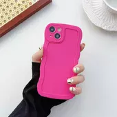Силиконовый чехол "Candy Wavy" для Apple iPhone 14 / 13 Розовый