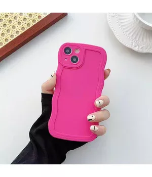 Силиконовый чехол "Candy Wavy" для Apple iPhone 14 Plus Розовый Силиконовый чехол "Candy Wavy" для Apple iPhone 14 Plus Розовый