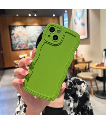 Силіконовий чохол "Candy Wavy" для Apple iPhone 15 Plus Зелений