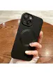 Силіконовий чохол "TPU Matte" with MagSafe для Apple iPhone 15 Чорний