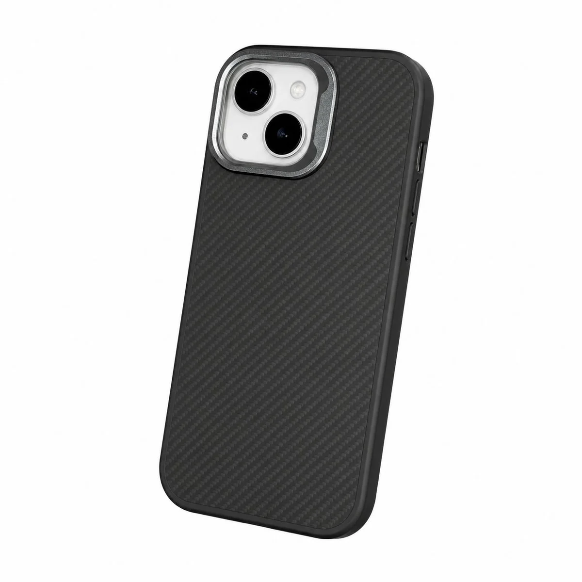 TPU+PC чехол "KEVLAR STYLE" with MagSafe для Apple iPhone 14 / 13 Черный