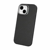 TPU+PC чехол "KEVLAR STYLE" with MagSafe для Apple iPhone 14 / 13 Черный