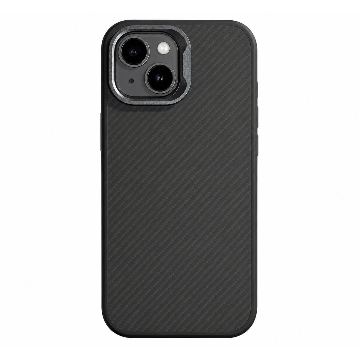 TPU+PC чехол "KEVLAR STYLE" with MagSafe для Apple iPhone 14 / 13 Черный