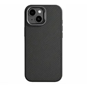 TPU+PC чехол "KEVLAR STYLE" with MagSafe для Apple iPhone 14 / 13 Черный