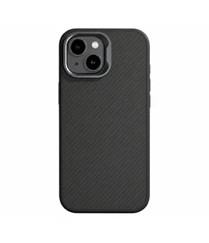TPU+PC чехол "KEVLAR STYLE" with MagSafe для Apple iPhone 14 / 13 Черный