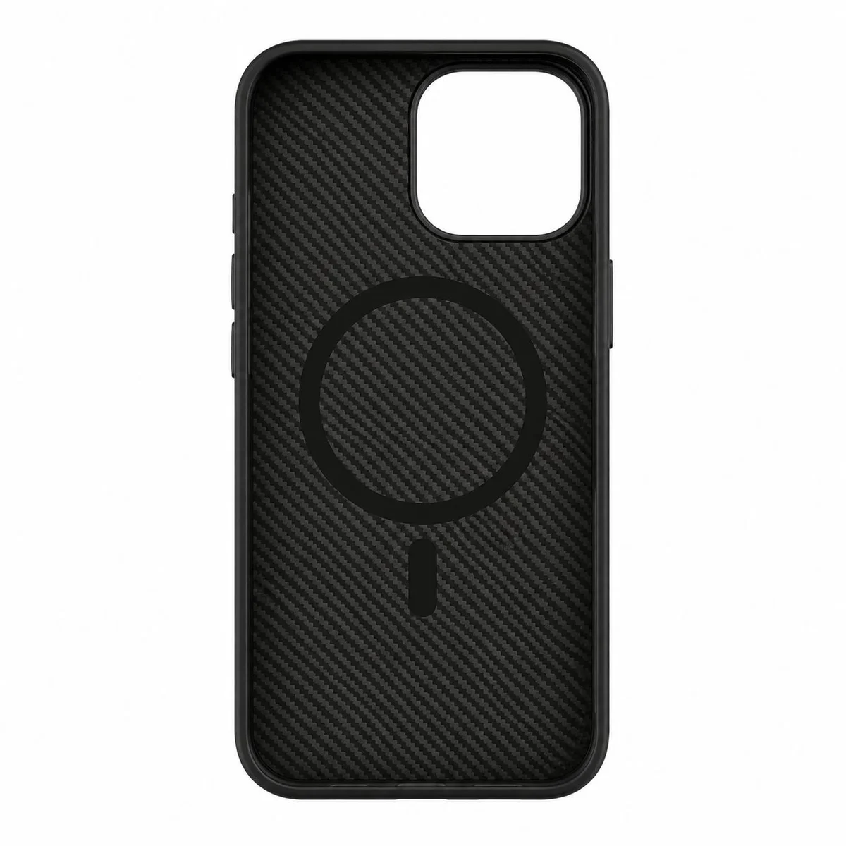 TPU+PC чехол "KEVLAR STYLE" with MagSafe для Apple iPhone 14 / 13 Черный
