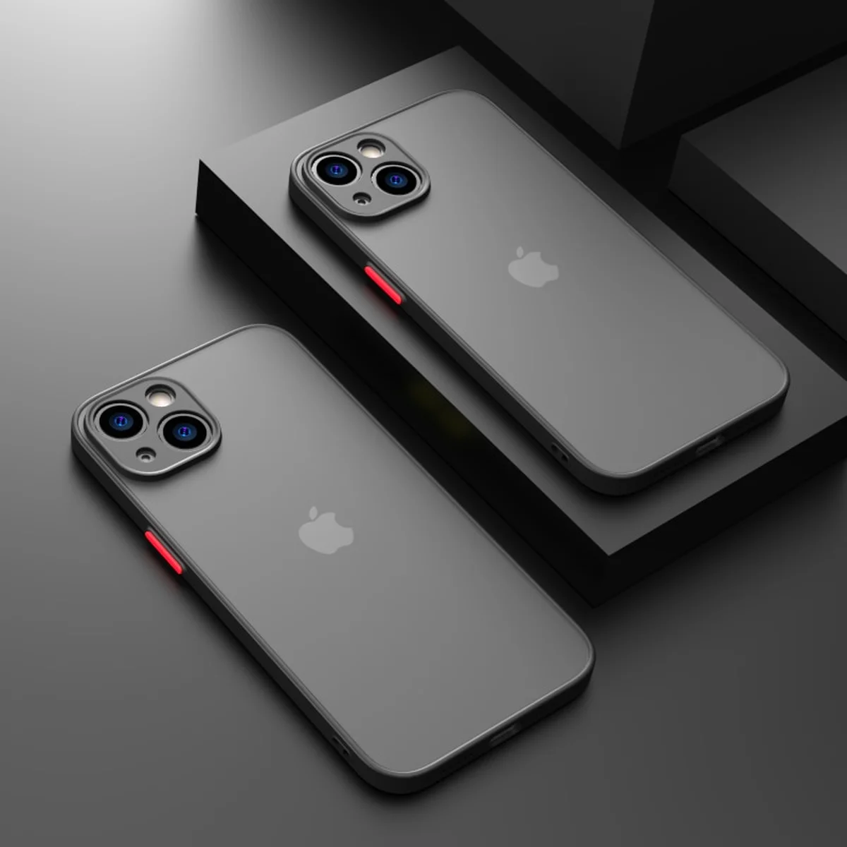 Силиконовый чехол "Armor Matte Cover" для iPhone 15 Черный