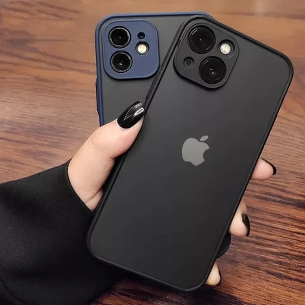 Силиконовый чехол "Armor Matte Cover" для iPhone 15 Pro Max Синий