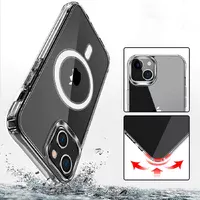 Силиконовый чехол "JASTER" with MagSafe для iPhone 15 Прозрачный