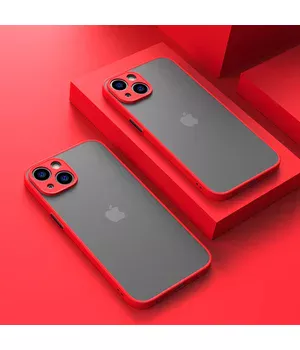 Силіконовий чохол "Armor Matte Cover" для iPhone 15 Plus Червоний