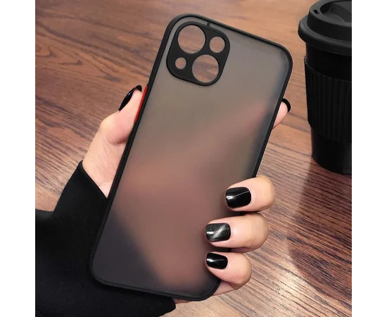 Силіконовий чохол "Armor Matte Cover" для iPhone 15 Plus Чорний