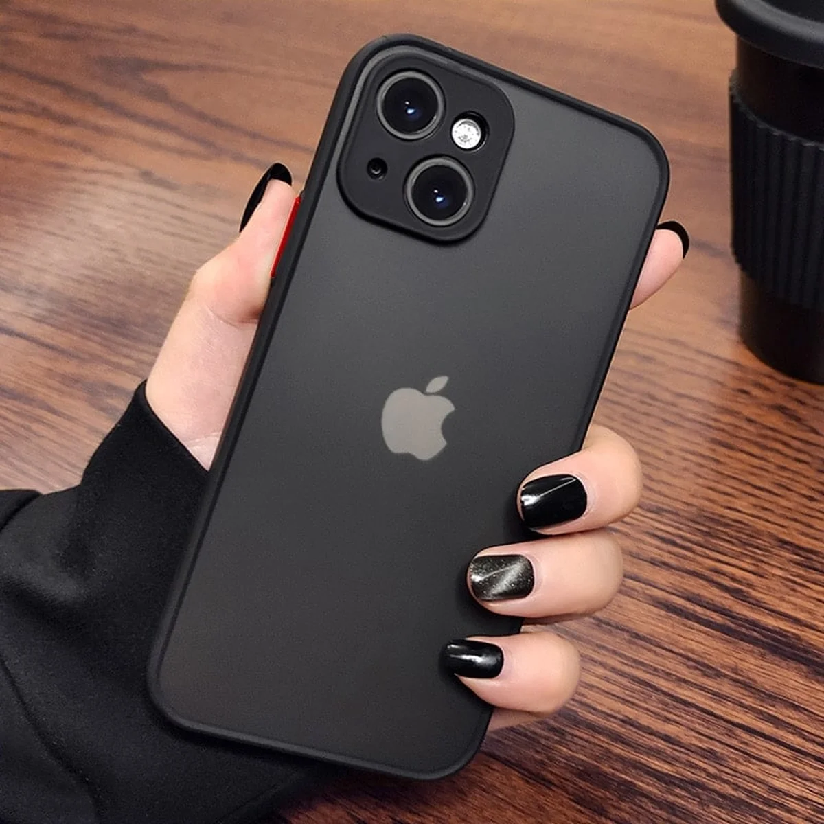 Силиконовый чехол "Armor Matte Cover" для iPhone 14 Черный