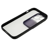 Силиконовый чехол "Camera Slide" со шторкой для iPhone 14 Pro Черный