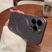 Силіконовий чохол "Luxury Matte" with MagSafe для Apple iPhone 15 Pro Сірий
