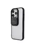 Силіконовий чохол "Camera Slide" із шторкою для iPhone 14 Pro Чорний