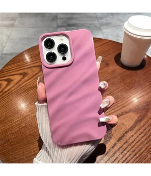 Силіконовий чохол "Silk Wavy" для iPhone 14 Pro Max Фіолетовий