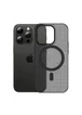 Пластиковий чохол "Thin Mesh" with MagSafe для Apple iPhone 14 Pro Чорний