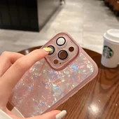 Силіконовий чохол "Bling Marble" для Apple iPhone 14 Pro Max Рожевий