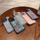 Силіконовий чохол "Bling Marble" для Apple iPhone 14 Pro Max Фіолетовий